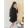 TE9844LLFS Korean fashion temperament slim waist lace dress