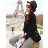 TE0839DNFS Korean fashion slim zipper ornament little suit