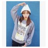 TE1130SLQL Korean style print wool sweatshirt