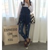 TE1161DXE Japanese style holes loose denim overall