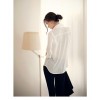 TE1418GJ Europe style joker spandex chiffon long sleeve blouse