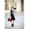 TE1378GJ Europe fashion slim joker long sleeve dress