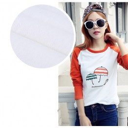 TE1517TGFS Fashion umbrella print color matching t-shirt