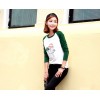 TE1517TGFS Fashion umbrella print color matching t-shirt