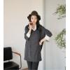 TE1550TGFS Shirt collar fake two piece loose tops