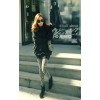 TE1635RHDM Korean fashion loose turtleneck large size t-shirt