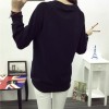 TE1656MLCS Letters print irregular fresh cotton sweatshirt