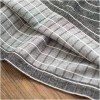 TE1663MLCS Vintage cotton stripes checks loose dress