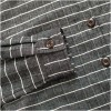 TE1663MLCS Vintage cotton stripes checks loose dress