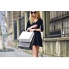 TE8684HSYZ Europe fashion sexy v-neck simple long sleeve dress