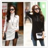 TE2142ALFS Turtle neck slim slit pullover long sweater