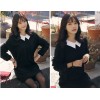 TE2143ALFS Korean fashion sweet shirt collar joker dress