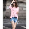 TE2150ALFS Fashion pure color long sleeve t-shirt