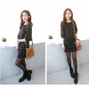 TE2161ALFS Korean fashion sweet batwing sleeve long sleeve dress