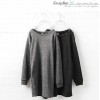 TE2161ALFS Korean fashion sweet batwing sleeve long sleeve dress