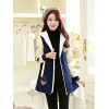 TE2567YZFZ Winter stars sleeve wool lining maternity coat with cap