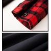 TE2729AMN New style checks splicing temperament A-line dress