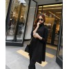 TE5679JZYS Turtleneck wide hem casual t-shirt