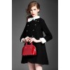 TE5857NS Winter new style bowknot collar A-line woolen dress