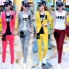 TE6027DYG Korean fashion casual sports style three piece suit