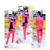 TE6027DYG Korean fashion casual sports style three piece suit