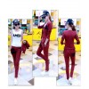 TE6027DYG Korean fashion casual sports style three piece suit