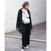 TE6312YZS Europe fashion triangle wool tassel multipurpose shawl