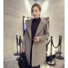 TE6317MN Korean fashion pocket coat with cap