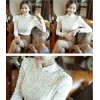 TE6635SOLO Thicken stereoscopic embroidery relieve lace backing shirt