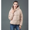 TE6667YYM Winter thicken casual sport style cotton-padded down coat with cap