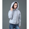 TE6667YYM Winter thicken casual sport style cotton-padded down coat with cap