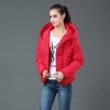 TE6667YYM Winter thicken casual sport style cotton-padded down coat with cap