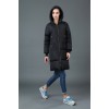 TE6670YYM Winter casual pure color down long coat with cap