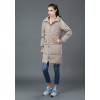 TE6670YYM Winter casual pure color down long coat with cap