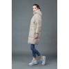 TE6670YYM Winter casual pure color down long coat with cap