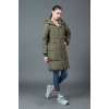 TE6670YYM Winter casual pure color down long coat with cap