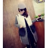 TE8252BLFS Winter fashion knitting sleeve splicing berber fleece coat