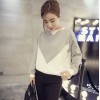 TE9938LLJ Autumn contact color loose sweatshirt