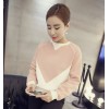 TE9938LLJ Autumn contact color loose sweatshirt