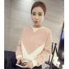 TE9938LLJ Autumn contact color loose sweatshirt