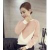 TE9938LLJ Autumn contact color loose sweatshirt