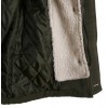 TE8279BLFS Korean style wool lapel pocket splicing sleeve cotton-padded coat