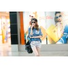 TE9065HPG New style stars print denim shirt