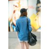 TE9065HPG New style stars print denim shirt