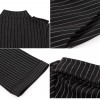 TE9085LLYG Europe fashion stripes v-neck half sleeve dress