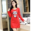 TE9114JDYJ Autumn casual wool lining digital print backing shirt