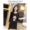 TE9114JDYJ Autumn casual wool lining digital print backing shirt