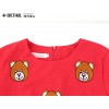 TE9635LLYG Europe fashion embroidery bear A-line dress