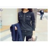 TE9960WJYS Korean fashion buttons slim waist t-shirt