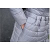 TE9816LGSS Winter bowknot back slim waist cotton-padded coat